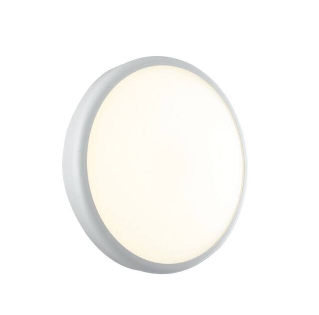 Netlighting EVER LED Outdoor Flush White IP65 1200lm 3000K 16.7x6.2cm - Size: 16.7x6.2 cm