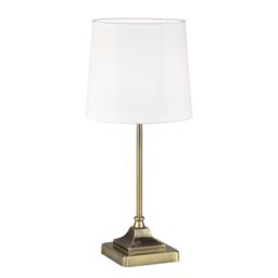 First Choice Lighting Aldersley - Antique Brass Lamp in Bronze - thumbnail 1