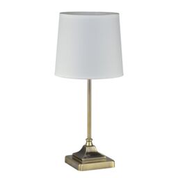 First Choice Lighting Aldersley - Antique Brass Lamp in Bronze - thumbnail 2
