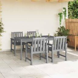 Berkfield Home Garden Dining Chairs 4 pcs Light Grey 65.5x55.5x88 cm HDPE - thumbnail 3