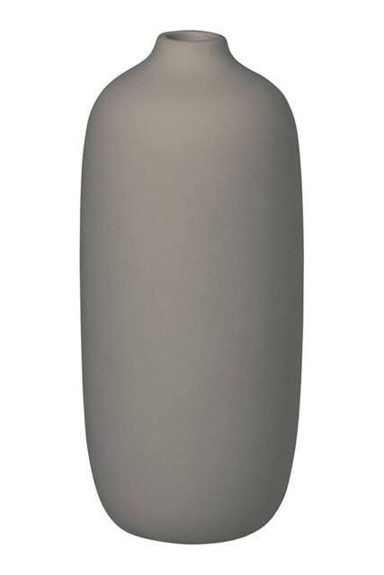 Blomus Ceola Ceramic Vase 18cm - Satellite in Grey - image 1