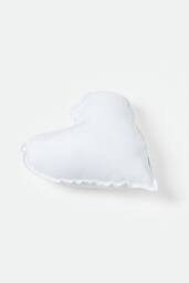 Homescapes Super Microfibre Heart Shaped Cushion Pad - Cushion Filler & Inserts in White - Size: 45 cm x 45 cm - thumbnail 2