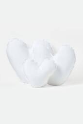 Homescapes Super Microfibre Heart Shaped Cushion Pad - Cushion Filler & Inserts in White - Size: 45 cm x 45 cm - thumbnail 6