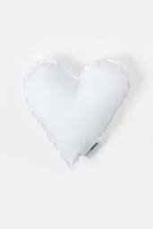 Homescapes Super Microfibre Heart Shaped Cushion Pad - Cushion Filler & Inserts in White - Size: 45 cm x 45 cm - thumbnail 1