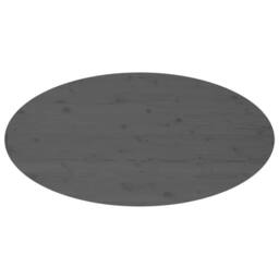 Berkfield Home Coffee Table Grey 110x55x45 cm Solid Wood Pine - Size: 110 x 55 x 45 cm - thumbnail 6