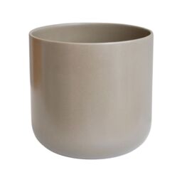 Ivyline Lisbon Planter Greige H26Cm D26Cm- Ceramic- Best Seller- Available from 12cm to 26 cm & 5 colours in Brown - thumbnail 2