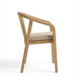 Royalcraft RIVEN Dining Chair Pack of 2 in Beige - thumbnail 2