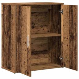 Berkfield Home Sideboard Old Wood 60x31x70 cm Engineered Wood in Brown - Size: 60 x 31 x 70 cm - thumbnail 5