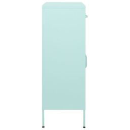 Berkfield Home Storage Cabinet Mint 80x35x101.5 cm Steel in Green - thumbnail 4