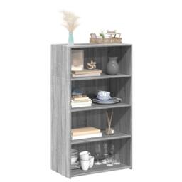 Berkfield Home Highboard Grey Sonoma 70x41x124 cm Engineered Wood - Size: 70 x 41 x 124 cm - thumbnail 3