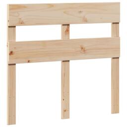 Berkfield Home Bed Frame without Mattress 100x200 cm Solid Wood Pine in Natural - thumbnail 6