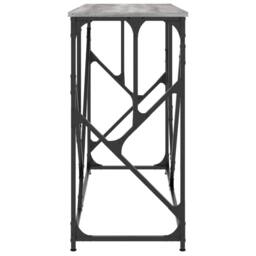 Berkfield Home Decorative Console Table Grey Sonoma 100x40x80 cm Engineered Wood - Size: 100 x 40 x 80 cm - thumbnail 5