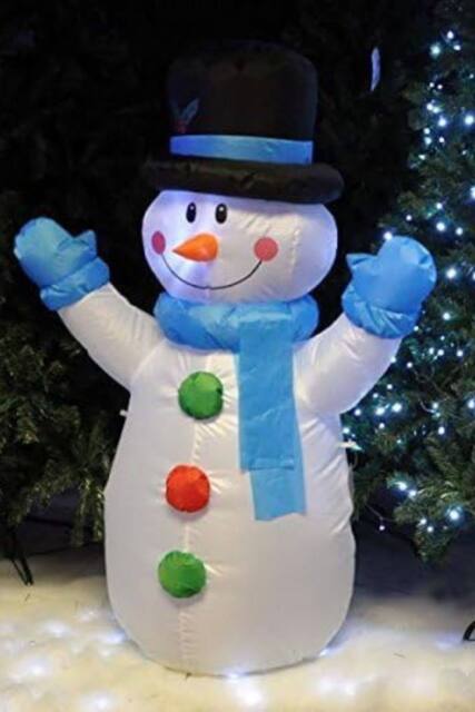 Marco Paul 4ft Inflatable Snowman Christmas Decoration - Size: 120 cm - image 1