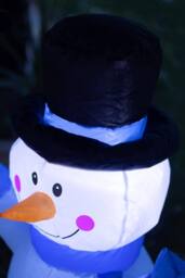 Marco Paul 4ft Inflatable Snowman Christmas Decoration - Size: 120 cm - thumbnail 4