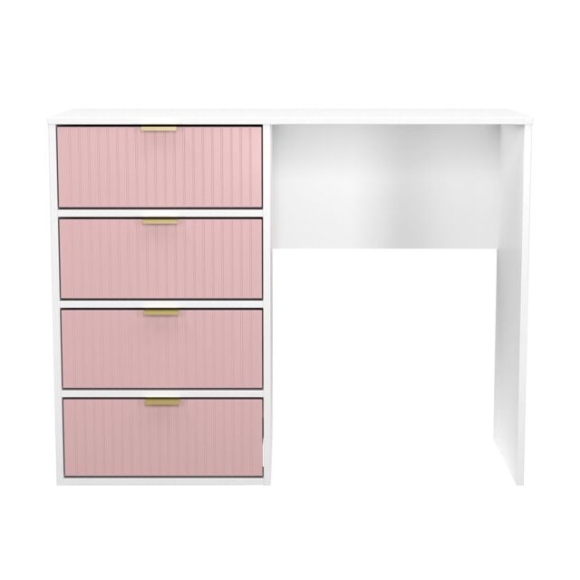 Ready Assembled 2 U Bexley 4 Drawer Vanity (Ready Assembled) in Pink - image 1