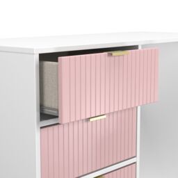 Ready Assembled 2 U Bexley 4 Drawer Vanity (Ready Assembled) in Pink - thumbnail 9