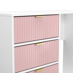 Ready Assembled 2 U Bexley 4 Drawer Vanity (Ready Assembled) in Pink - thumbnail 7