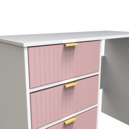 Ready Assembled 2 U Bexley 4 Drawer Vanity (Ready Assembled) in Pink - thumbnail 8