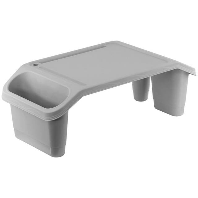 Havendro Grey Portable Bed Tray & Drink Holder Laptop Serving Table - image 1