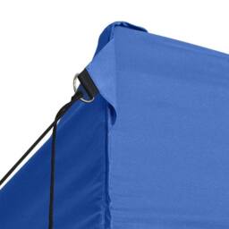 Berkfield Home Professional Folding Party Tent with 3 Sidewalls 3x4 m Steel Blue - thumbnail 6