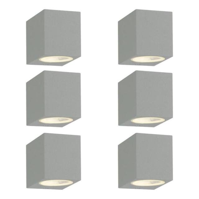 EONLION Set of 6 Grey IP44 Outdoor Downwards Garden Porch Modern - image 1