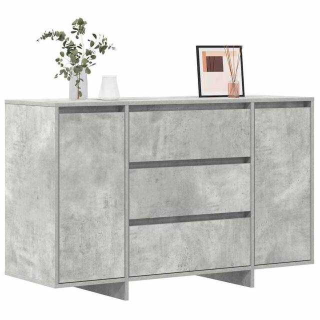 Berkfield Home Sideboard Concrete Grey 120x41x75 cm Engineered Wood - Size: 120 x 41 x 75 cm - image 1