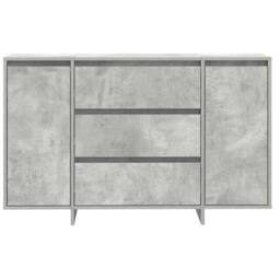 Berkfield Home Sideboard Concrete Grey 120x41x75 cm Engineered Wood - Size: 120 x 41 x 75 cm - thumbnail 6