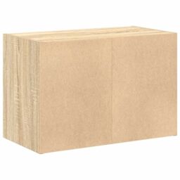 Berkfield Home Cabinet with 2 Drawers Sonoma Oak 60x31x40 cm Engineered Wood in Brown - Size: 60 x 31 x 40 cm - thumbnail 7