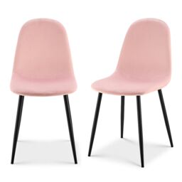 Bravich LTD Ron Velvet Dining Chair in Pink - thumbnail 5