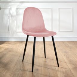 Bravich LTD Ron Velvet Dining Chair in Pink - thumbnail 8
