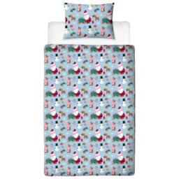 Peppa Pig Santa Reversible Duvet Set in Blue - Size: Single - thumbnail 3