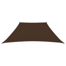 Berkfield Home Sunshade Sail Oxford Fabric Trapezium 2/4x3 m Brown - thumbnail 3