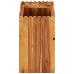 Berkfield Home Garden Raised Bed 50x30x50 cm Solid Acacia Wood in Brown - Size: 50 x 30 x 50 cm - thumbnail 1