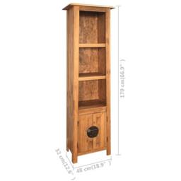 Berkfield Home Bathroom Set 5 Pieces Solid Pinewood in Brown - thumbnail 9