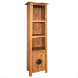 Berkfield Home Bathroom Set 5 Pieces Solid Pinewood in Brown - thumbnail 3