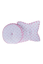 Homescapes Pink Hearts Star Floor Cushion - thumbnail 4