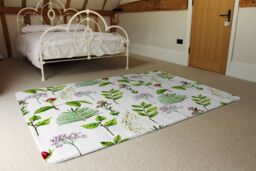 Benjamin Tate Design Selection Of Leaves & Flowers Rug in Natural - Size: Large - thumbnail 3