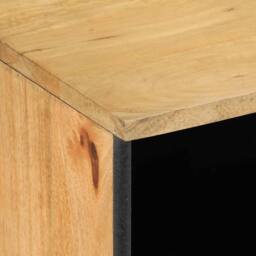 Berkfield Home TV Cabinet Brown 100x33x46 cm Solid Wood Mango - Size: 100 x 33 x 46 cm - thumbnail 6