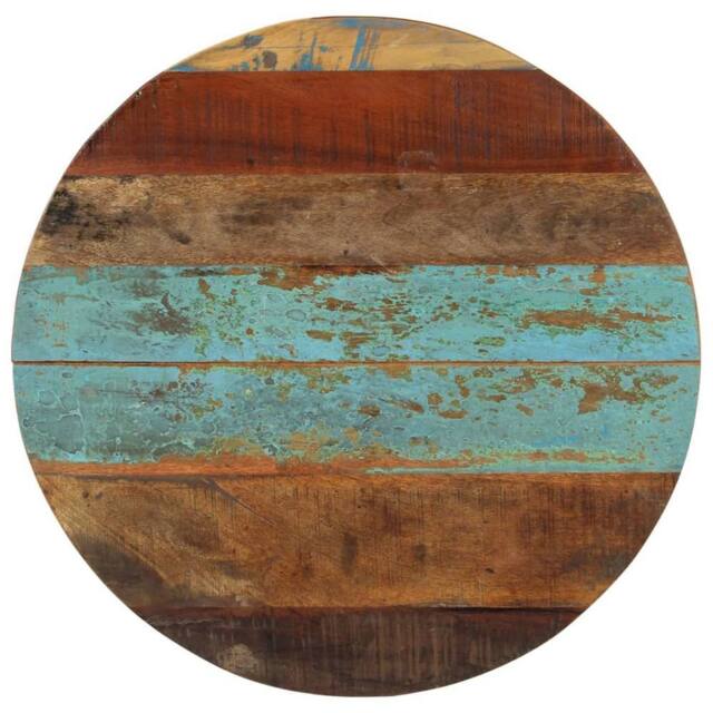 Berkfield Home Round Table Top 60 cm 15-16 mm Solid Reclaimed Wood - image 1