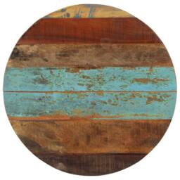 Berkfield Home Round Table Top 60 cm 15-16 mm Solid Reclaimed Wood