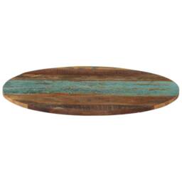 Berkfield Home Round Table Top 60 cm 15-16 mm Solid Reclaimed Wood - thumbnail 2