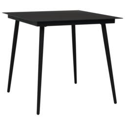 Berkfield Home 5 Piece Garden Dining Set in Black - thumbnail 9