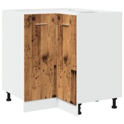Berkfield Home Kitchen Cabinet Lyon Old Wood 75.5x75.5x81.5 cm Engineered Wood in Brown - thumbnail 2