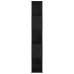 Berkfield Home Bookshelf Black oak Engineered wood 60 x 24 x 155 cm - thumbnail 6