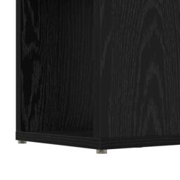 Berkfield Home Bookshelf Black oak Engineered wood 60 x 24 x 155 cm - thumbnail 9