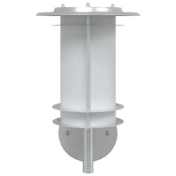Berkfield Home Outdoor Wall Light Silver Stainless Steel - thumbnail 4