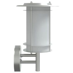 Berkfield Home Outdoor Wall Light Silver Stainless Steel - thumbnail 5