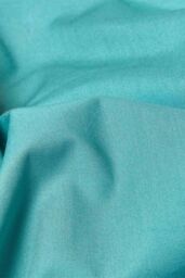 Homescapes Egyptian Cotton Duvet Cover with Pillowcase, 200 TC in Teal - Size: Single - thumbnail 4
