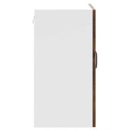 Berkfield Home Kitchen Wall Cabinet Kalmar Smoked Oak Engineered Wood in Brown - thumbnail 7