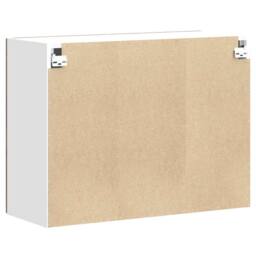 Berkfield Home Kitchen Wall Cabinet Kalmar Smoked Oak Engineered Wood in Brown - thumbnail 8